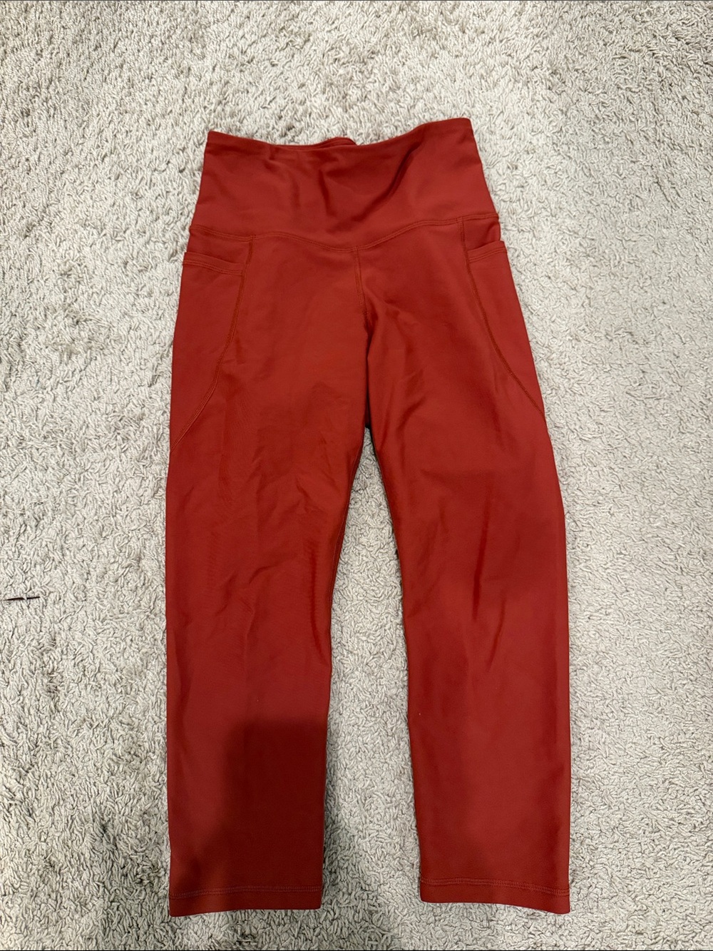 Old Navy Red High-Rise Active Leggings